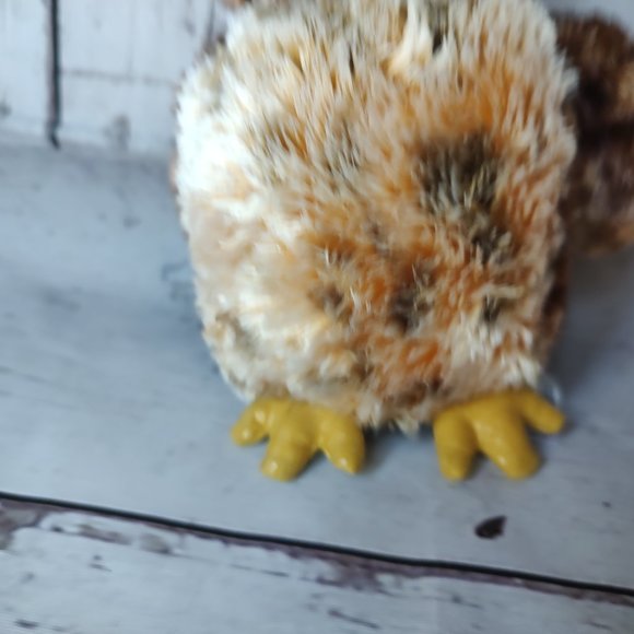 Aurora Osmond Great Horned Owl Plush Stuffed Animal Toy 7" - Picture 3 of 10